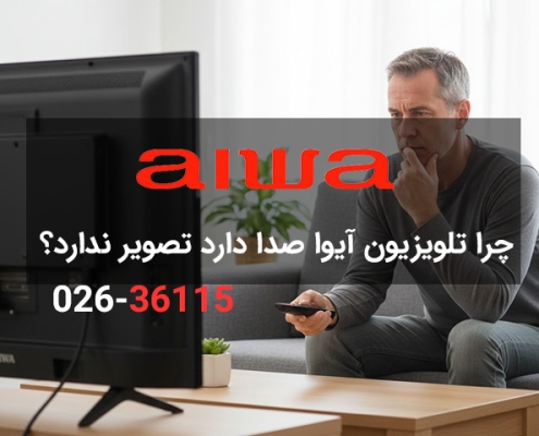 چرا تلویزیون آیوا صدا دارد تصویر ندارد؟